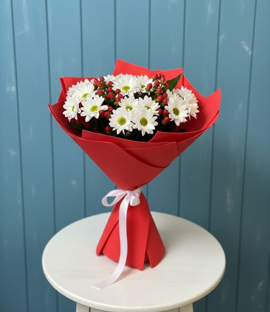 Букет цветов из: Хризантемы в Старом Победилово