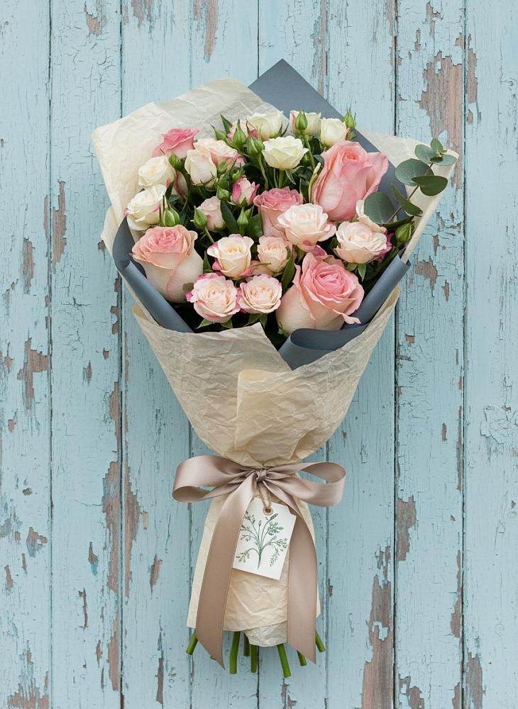 Букет цветов из: Розы в Старом Победилово