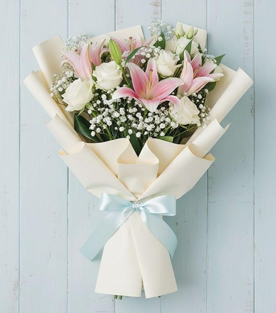 Букет цветов из: Лилии в Старом Победилово