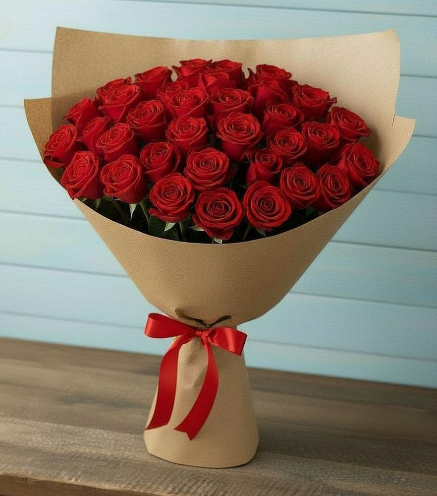 Букет Красные розы Милано в Старом Победилово