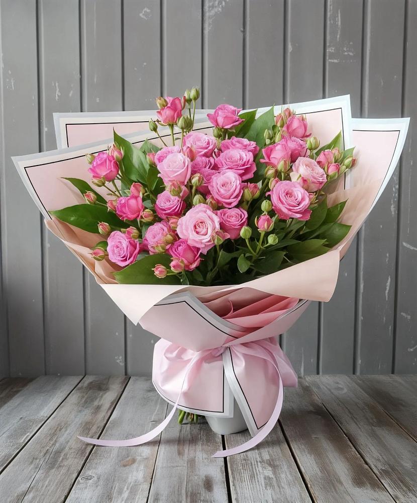 Букет Розовый кустик в Старом Победилово