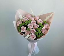 Букет цветов из:  Розы и Хризантемы в Старом Победилово