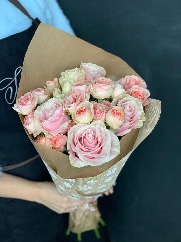 Букет цветов из: Хризантемы и Розы в Старом Победилово