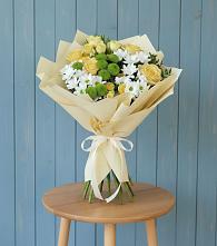 Букет цветов из:  Хризантемы и Розы в Старом Победилово