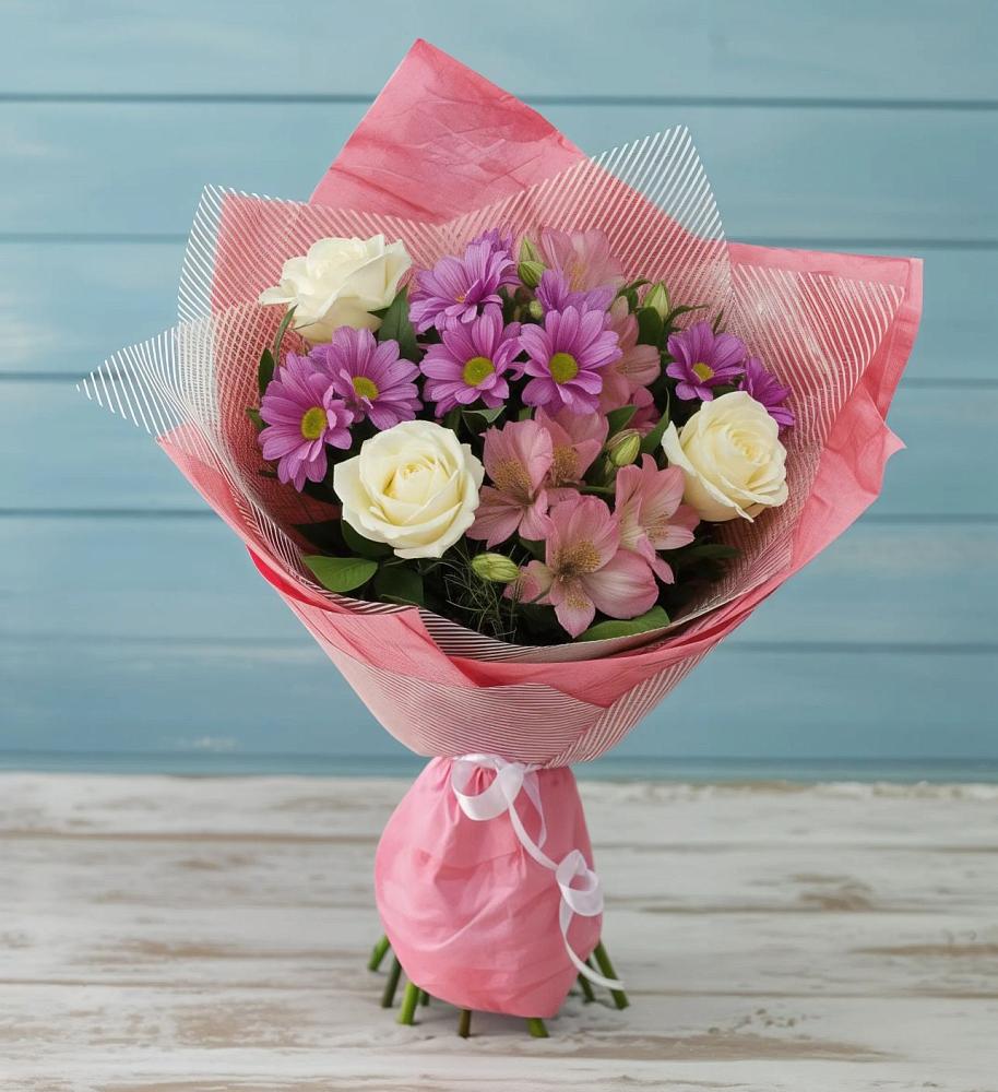 Букет цветов из: Герберы в Старом Победилово