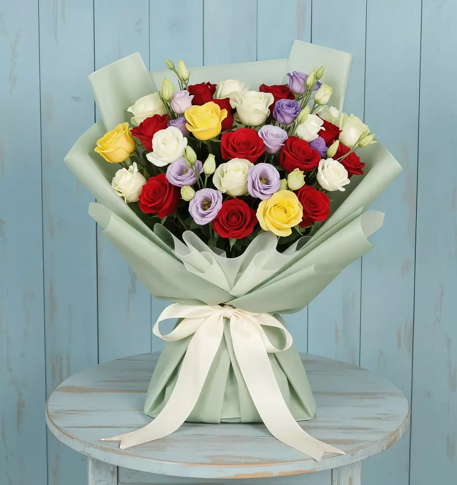 Букет цветов из: Розы в Старом Победилово