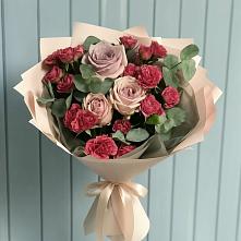 Букет цветов из:  Гвоздики и Розы в Старом Победилово