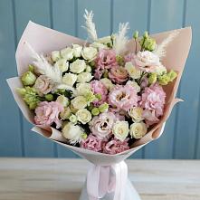 Букет цветов из:  Альстромерии и Розы в Старом Победилово